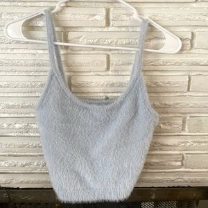 Kendall and Kylie fuzzy top